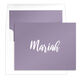 Handwritten Script Folded Shimmer Note Cards Image 3 of 3
